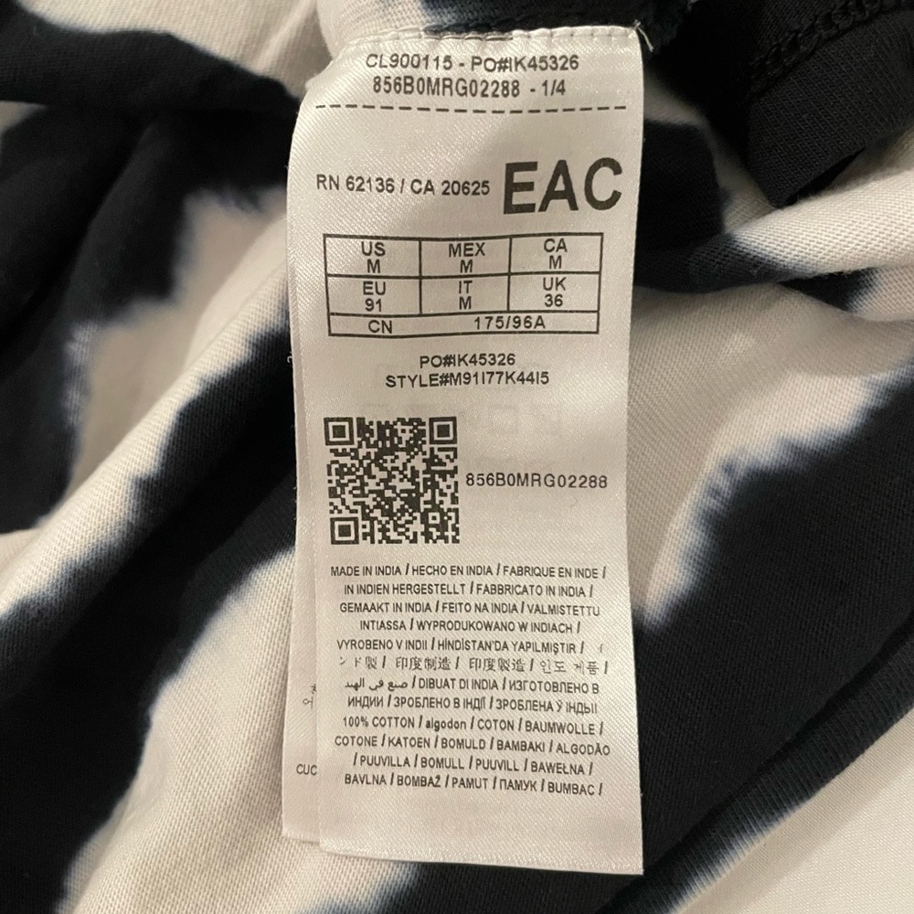 Men’s Guess Black and White Shirt - Picture 4 of 5